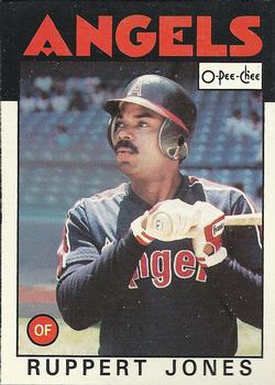 1986 O-Pee-Chee Baseball Cards 186     Ruppert Jones